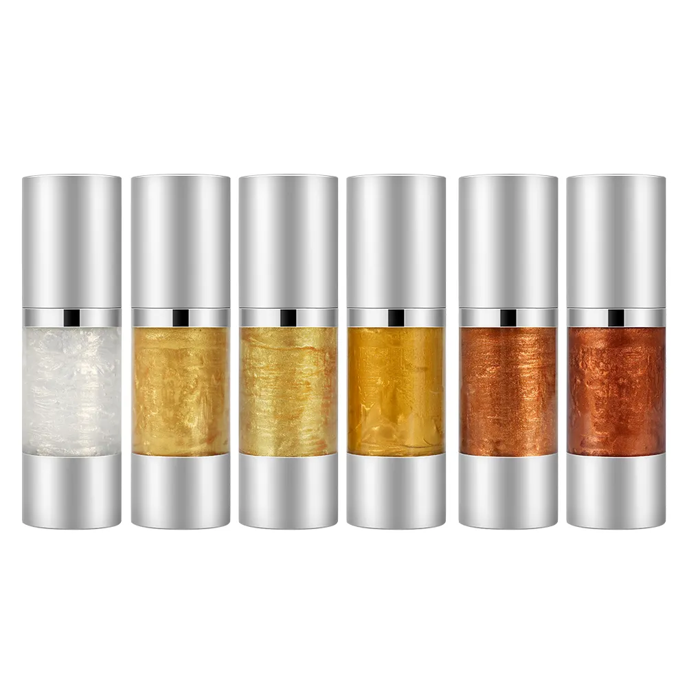 Factory direct sale All sorts of color Born to Glow Liquid Illuminator Bronze Body Shimmering Oil