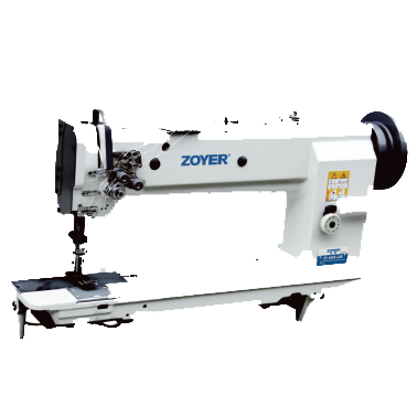 ZY4420-L46 zoyer длинные armleather с ременным приводом двойной иглой для тяжелых условий эксплуатации комбикормов швейная машина с фунцкией шитья закрытых стежков шагающая прижимная лапка