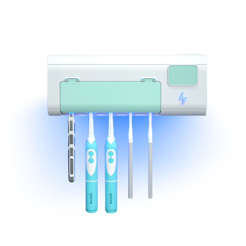 Подзарядка через USB, светодиодный ультрафиолетовый свет Стерилизатор зубных щеток ультрафиолетового дезинфицирующее средство зубная щетка для очистки с большим ЖК-дисплеем мобильность дисплей