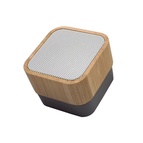 Portable Wooden Bamboo Home Audio Smart Phone Compatible Mini Wireless Bluetooth 4.0 Speaker For Parties outdoors Beach