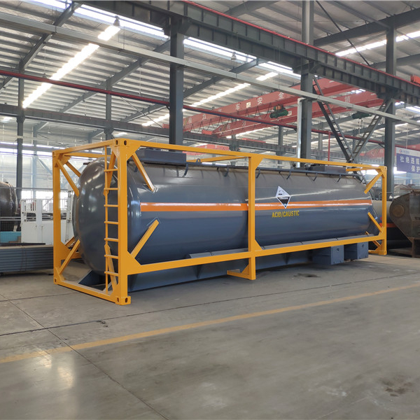 20,000 liters 20 FT Caustic Soda and 33% Hydrochloric Acid Tank Container Manufacture