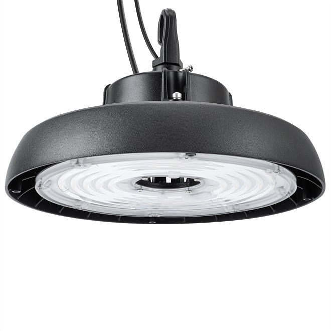 2021 New Designed UFO-A150 Black Aluminum and PC UFO Led High Bay Light 150w Led High Bay Light 150w