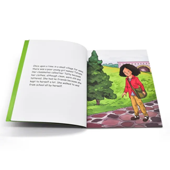 Hardcover children kids story book custom printing education early learning English book printing