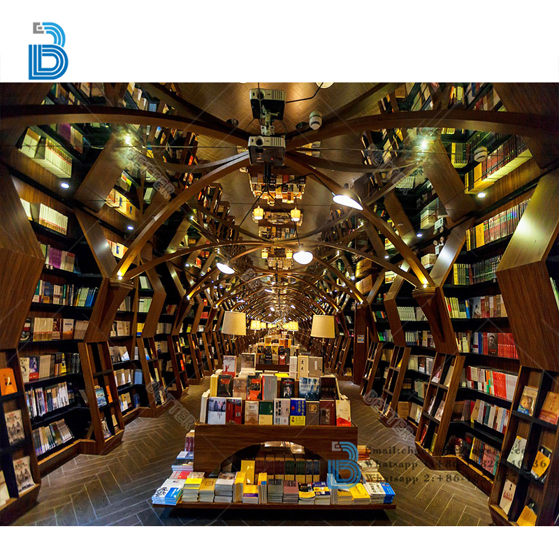 Modern Library Furniture Bookshop Shelves Bookstore Furniture