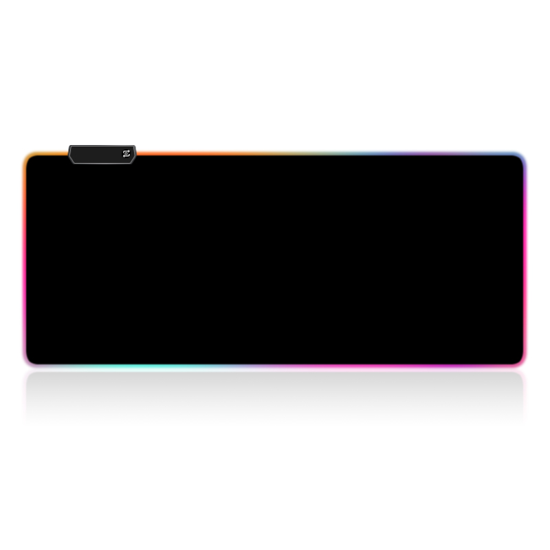 colorful natural rubber sublimation xxl xl large LED Gaming RGB Mousepad with Non-Slip Rubber Base