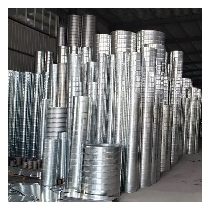 Galvanized Steel Spiral air duct air Pipe Ventilation duct Ventilation System Parts D100-1500