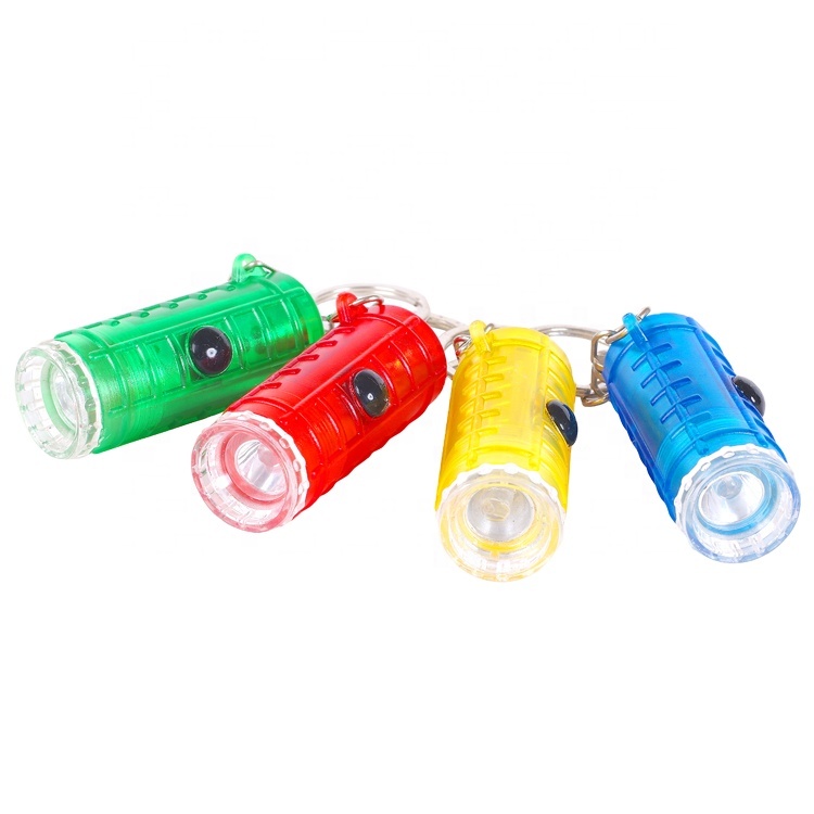 Mini Compact 2 LED Key Chain Light, Color for choice: Green, Yellow, Blue, Red