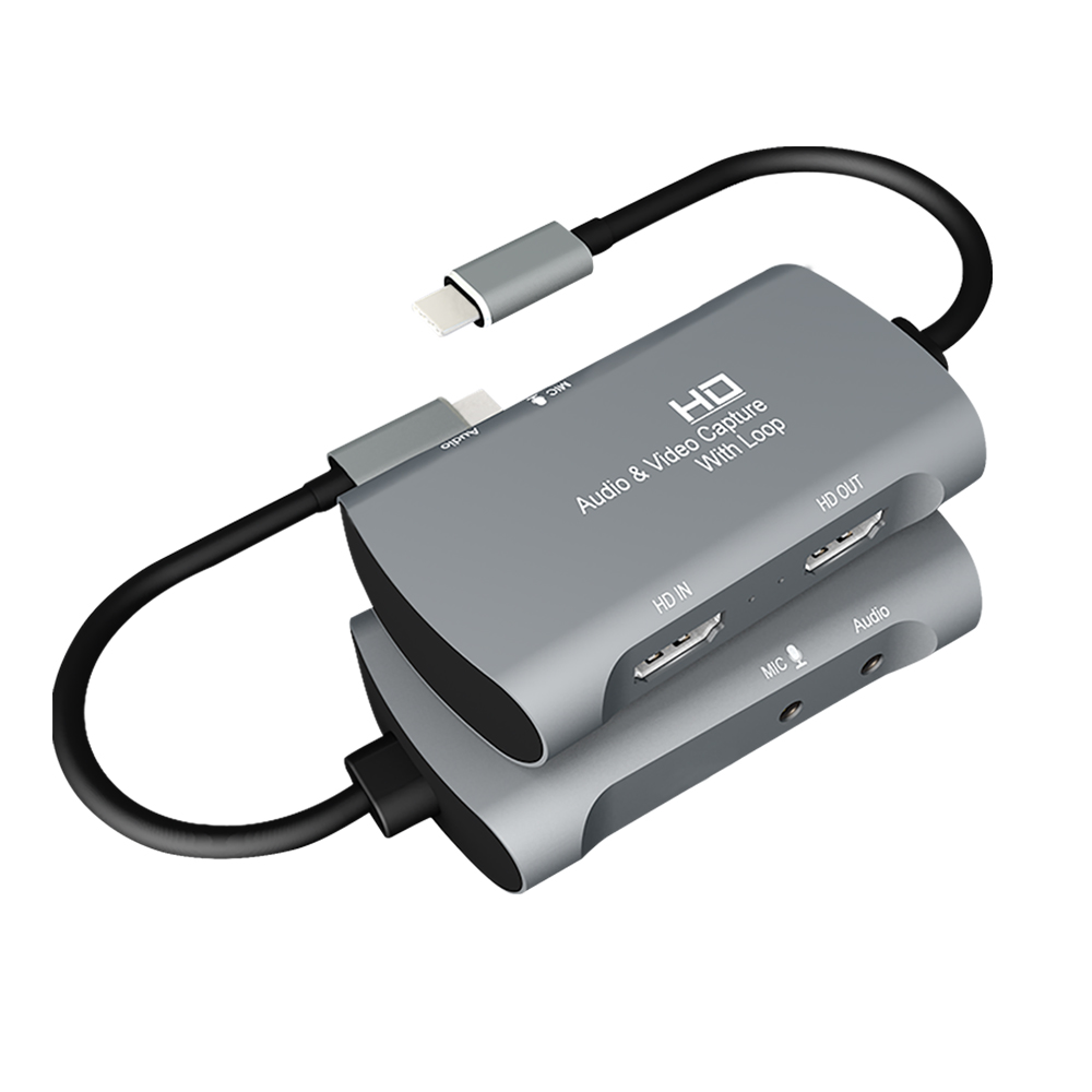 HD/F + MIC к HD/F + Audio + Type C/M 4K Аудио Видео живая трансляция карта захвата для записи прямых трансляций