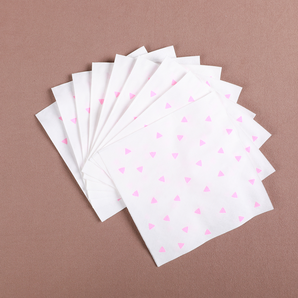 China Cheap Custom Printed Logo Napkin Tissue Paper
