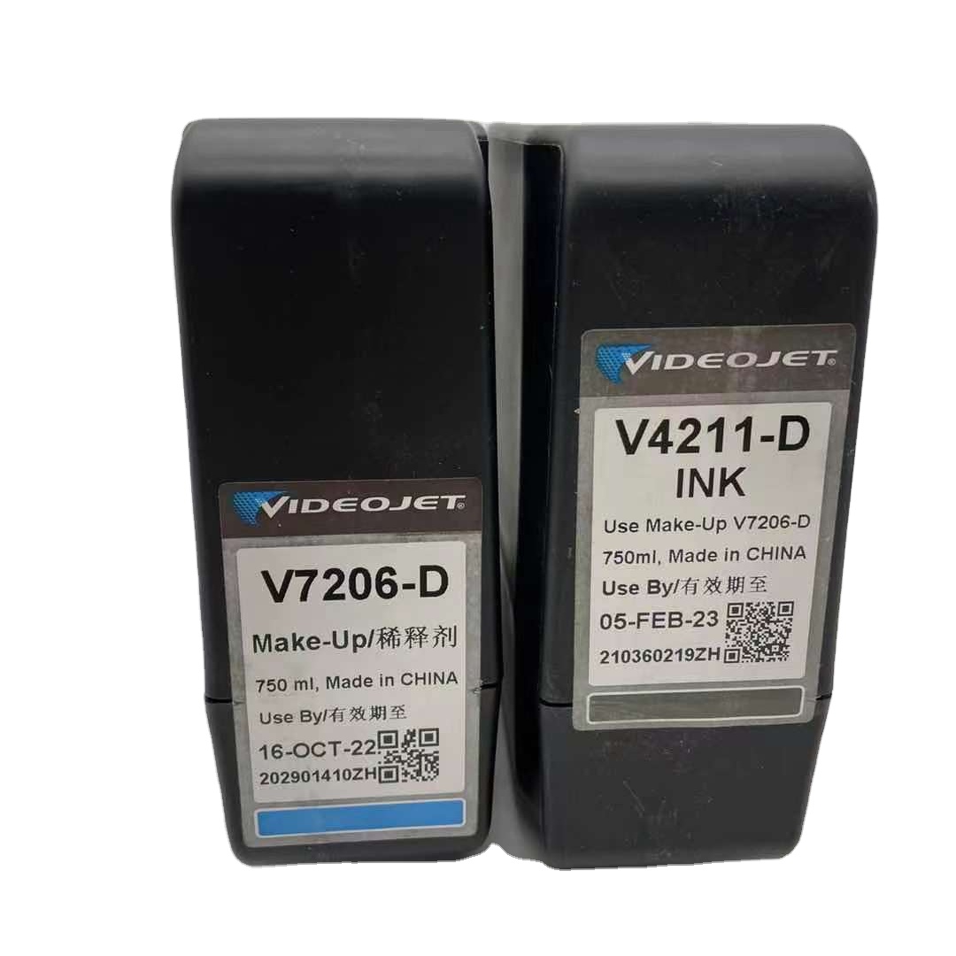 Videojet чернил макияжа V7206-D растворитель макияж жидкости V4211-D чернил для 1580 и 1680 cij-принтеры
