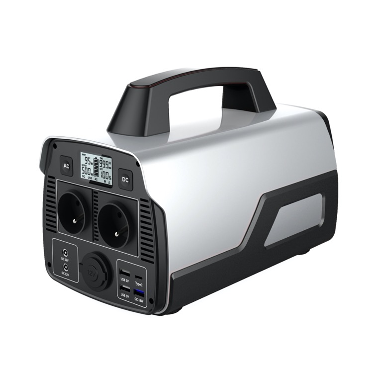 OEM Supply EU 230V AC outlet renewable power portable solar generator with battery