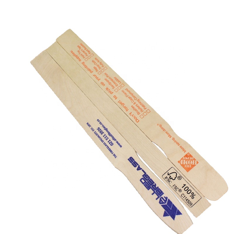 mixed paint stick with handle wooden paint stirrer