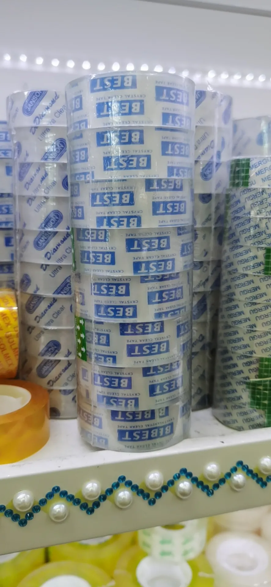 All Kinds Of Tape Hot Selling Super Transparent Tape Sealing Packing Correction Gummed Stationery Tape