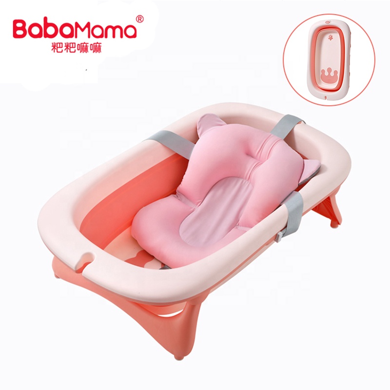 Wholesale Baby Temperature Resistant Foldable Folding Baby Bathtub Infant Bathtubs