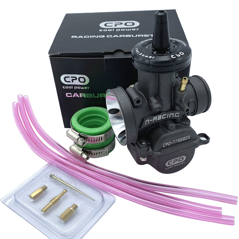 Pwk CPO PEO CARB N PWK 24 26 28 30mm Motorbike Motorcycle Racing Carburetor Repair Engine Systems For Honda Carb With Power Jet