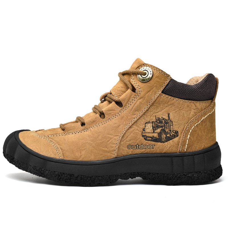 2021 High Quality China Cheap Price Men Outdoor Shoes Waterproof Durable Soft Sole Hiking Shoes For Man