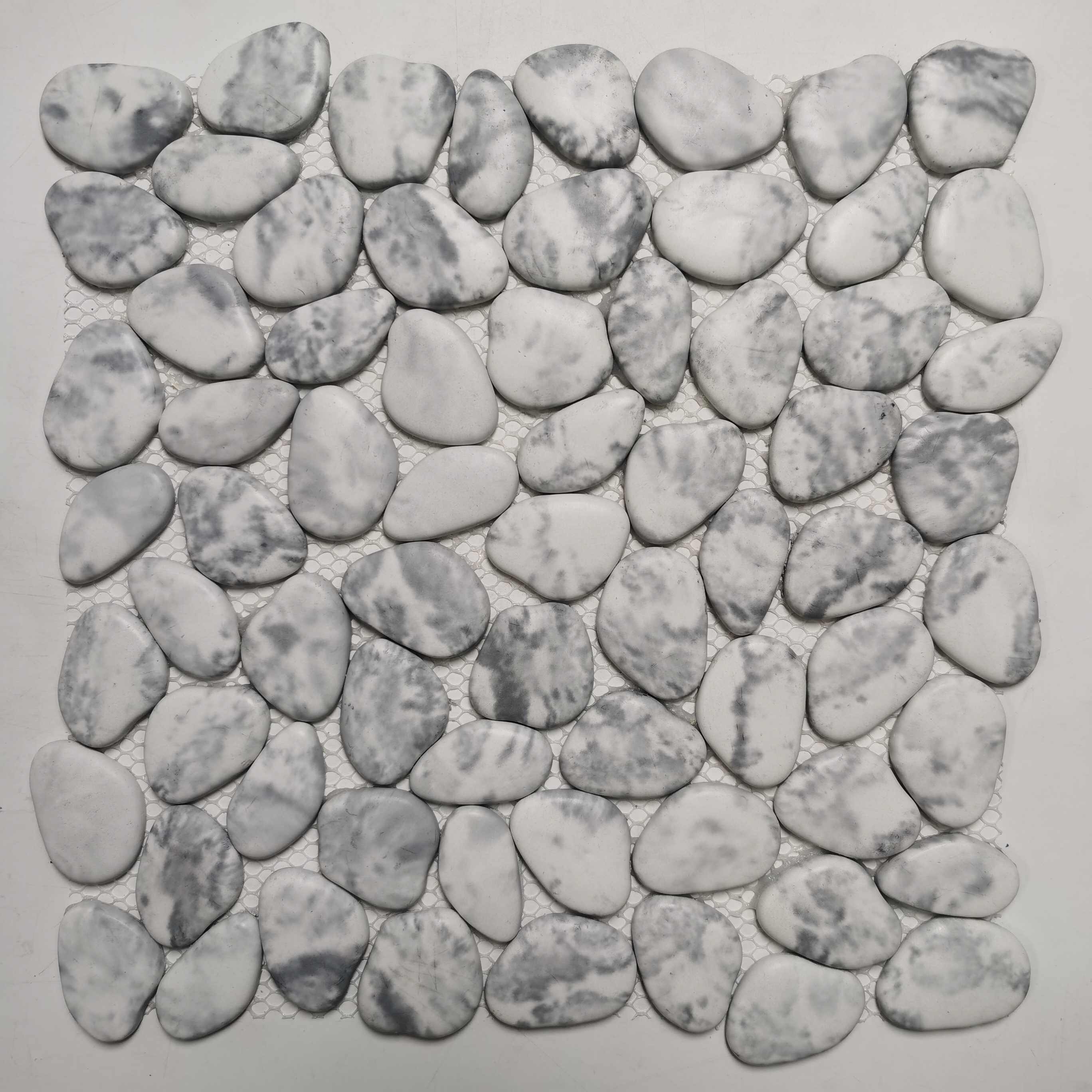 OMK High Cement Pebble Stone Mosaic marble Tile for Paving floor wall bathroom kitchen home decoration