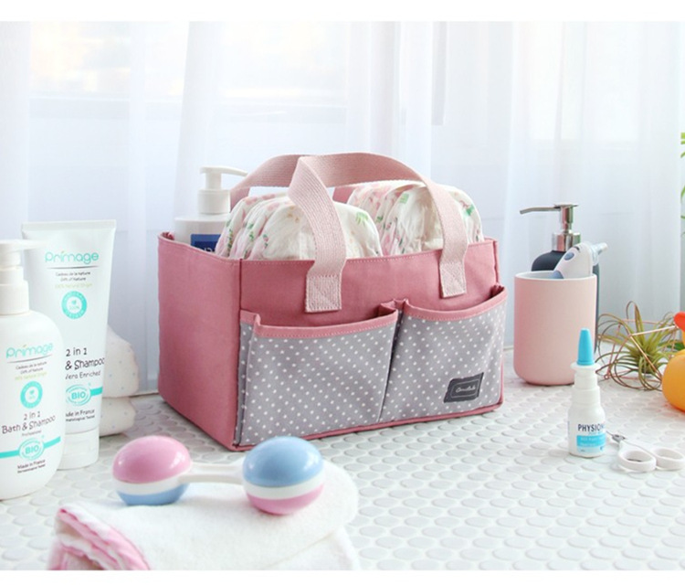 Wholesale Baby care organizer Hanging Tote bag Fashion Mommy Nursery storage bag Portable Baby diaper bag For ladies