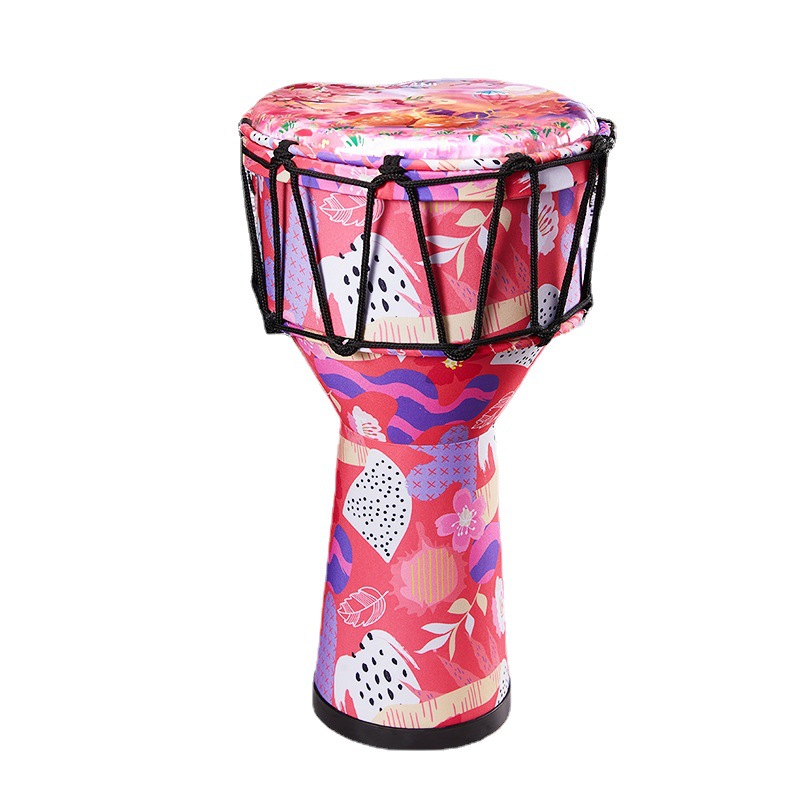 Окрашенный Африканский Djembe веревочный барабан сумка и ремешок из углеродного волокна тканевый барабан Африканский Djembe