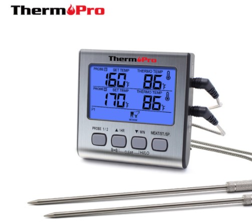 Thermopro TP17 цифровой калибровки гриль мясо еда термометр с таймером