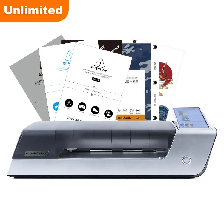 Best Price Smart Wifi Connection Unlimited Hydrogel Tpu Film Cutter Smartphone Mobile Screen Protector Cutting Machine