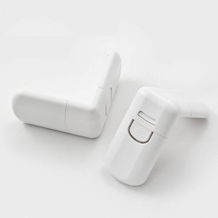 New child safety external drawer lock anti-pinch baby 90 degree safety right angle lock