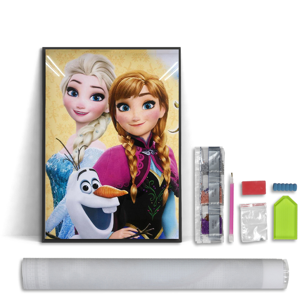 Factory Direct Sales Canvas Print Without Wall Frames Anime Diamond Painting Cartoon Kits For Kids