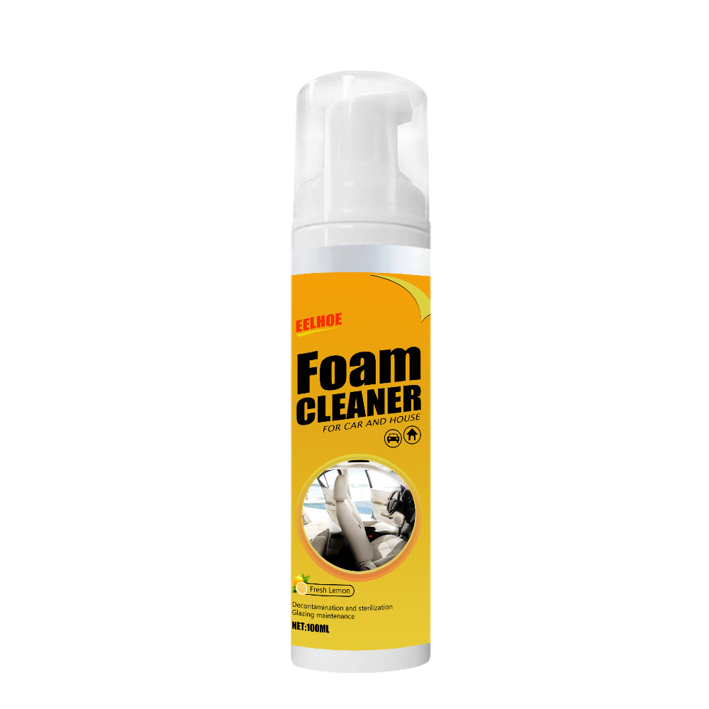 Manufacturer purpose foam cleaner supplies car interior strong decontamination ceiling leather seat cleaner