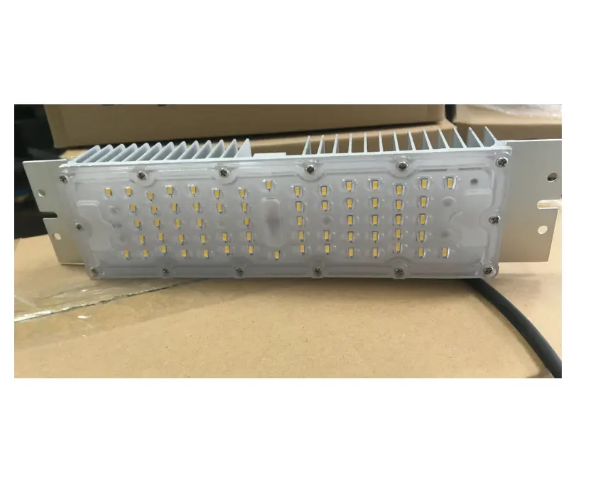 64 LED 3030 Street light Asymmetric sysmmetric angle Lens with modules led retrofit light replace old street light