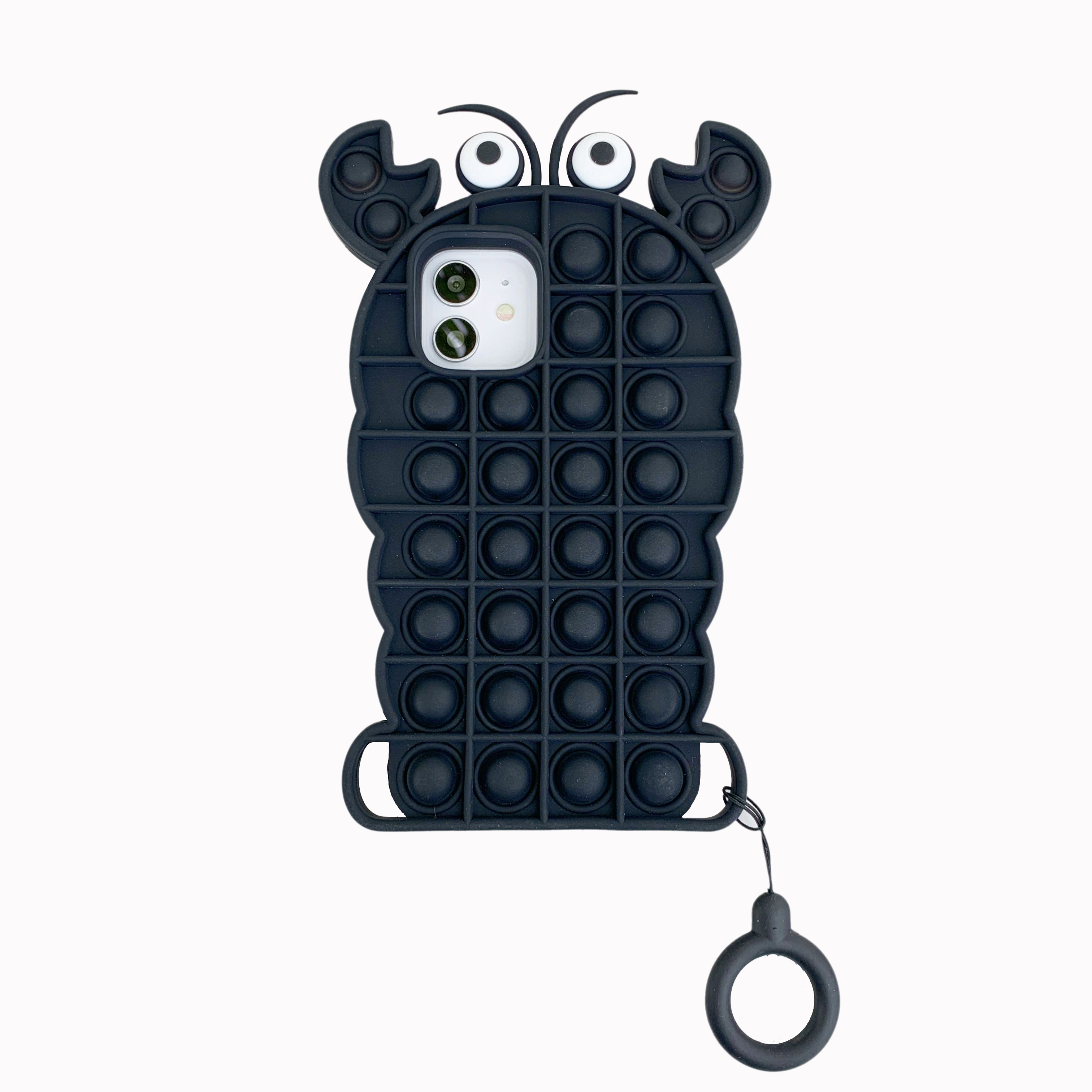 2021 New Product Silicon Protection Waterproof Pop Fidget Sublimation Mobile Case Phone For Iphone 11 And 12 Series