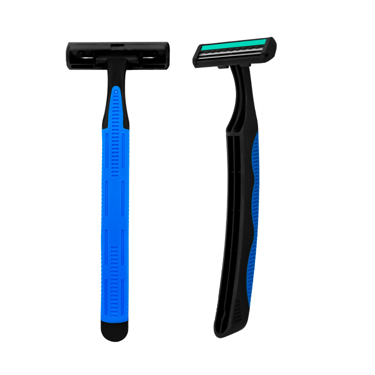 B244GL2 disposable razor daily hotel use twin two 2 blade shaving razor blade for man male woman lady female