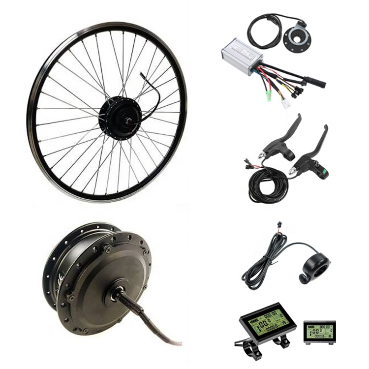 Joyebikes прямые продажи с завода, без налогов, 36 В, 250 Вт, 27,5 дюйма, переднее моторное колесо, комплект для переоборудования электрического велосипеда с дисплеем lcd3