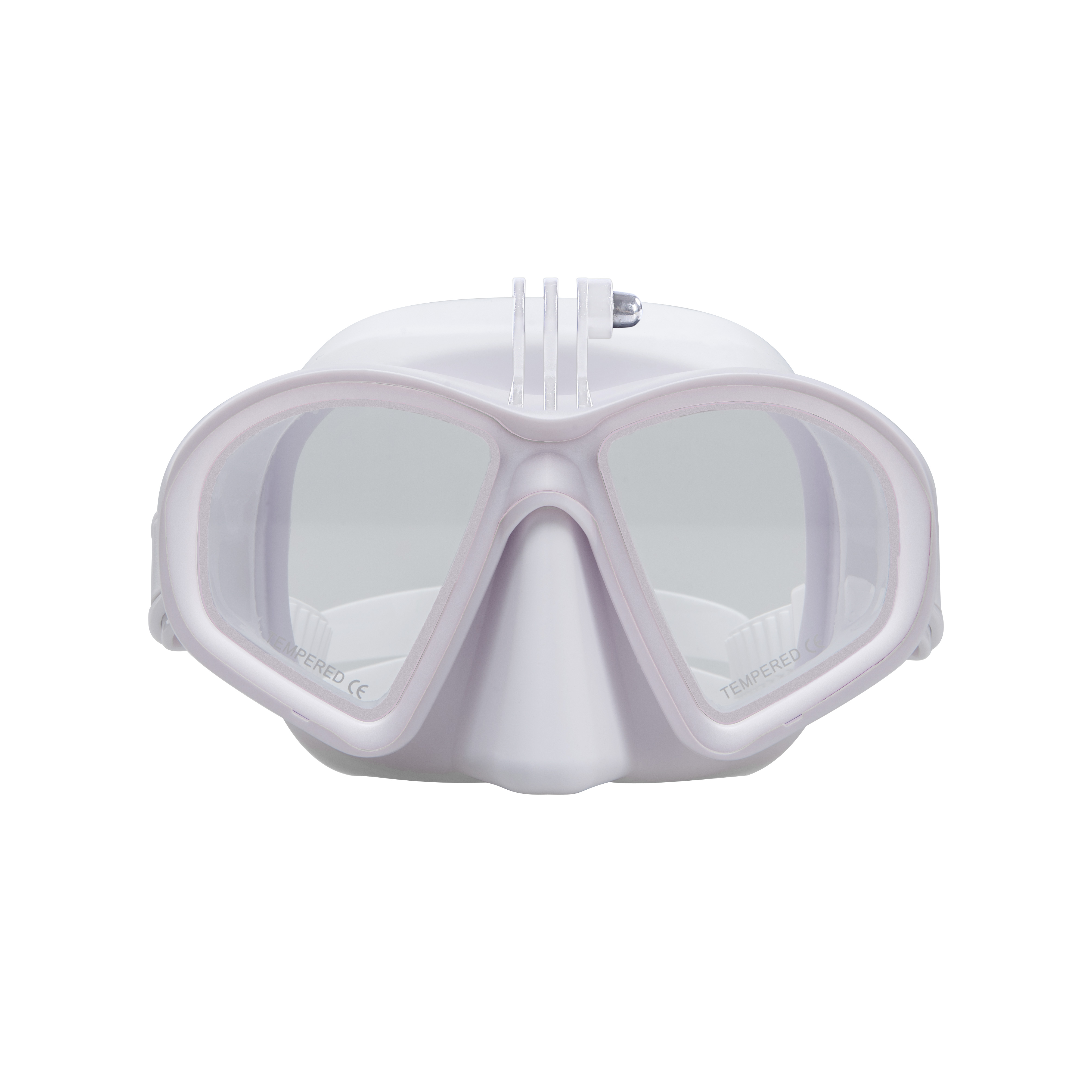 Low volume soft nose silicone spearfishing mask diving silicone mask gopro mount free diving mask