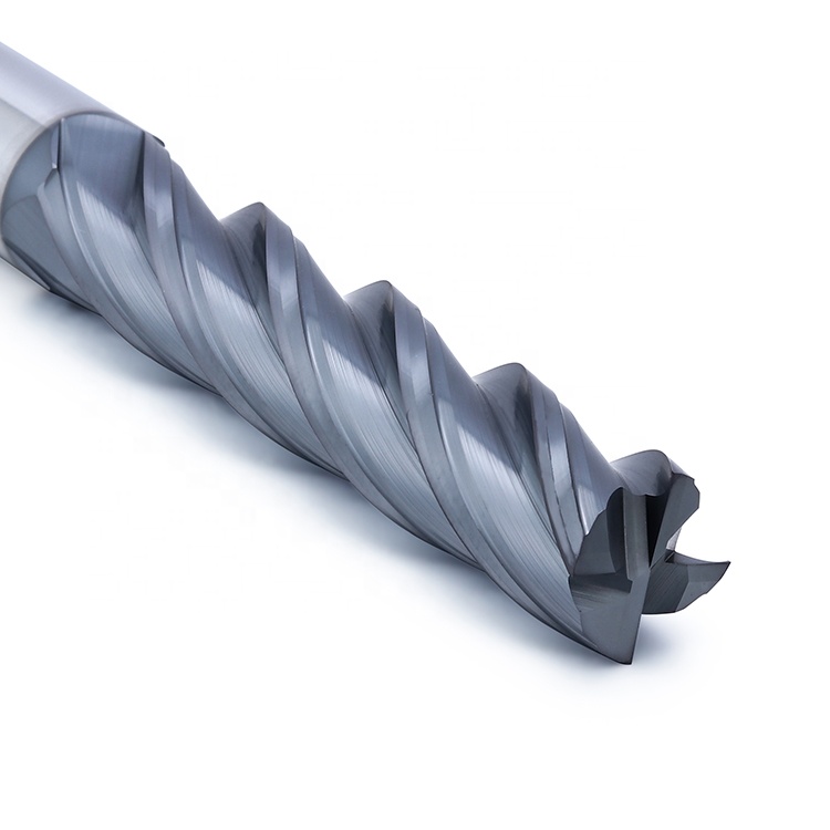 Complete specifications DLC single flute endmill Milling cutter for high-precision high-gloss hardened aluminum