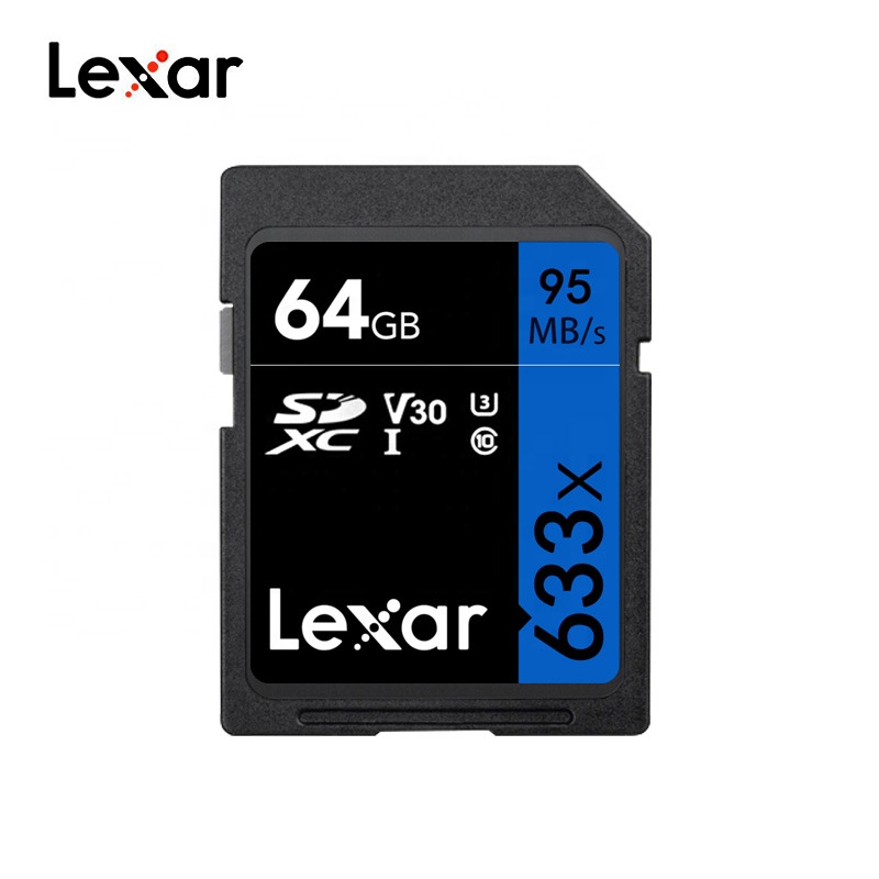 Профессиональные sd-карты Lexar SD633X 128 Гб 16 Гб 64 Гб 256 ГБ 512 ГБ 32 ГБ карта памяти с камерой U3 V30 C10 4K