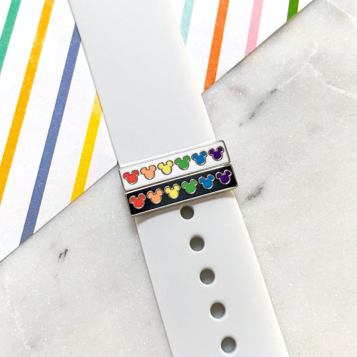 Индивидуальный дизайн для браслета apple watch, шармы Микки Мауса, милые Мультяшные дизайнерские аксессуары для браслета Apple Watch