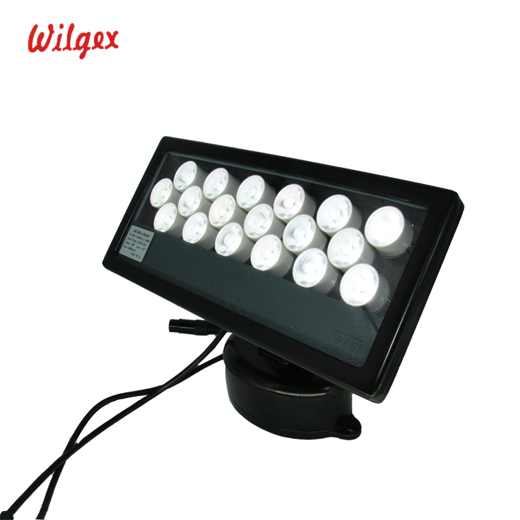 Ip65 72W outdoor waterproof dmx rgbw led wall washer light
