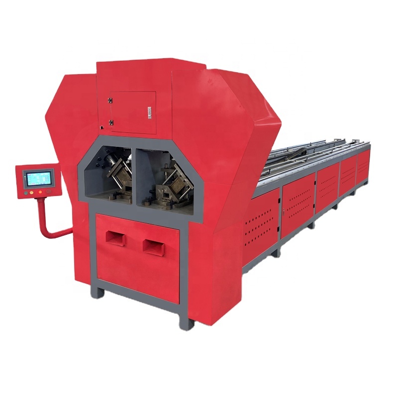 Автоматическая CNC 4 цилиндрическая Скоба из нержавеющей стали безопасности ворота окна резки пробивая отверстие машина