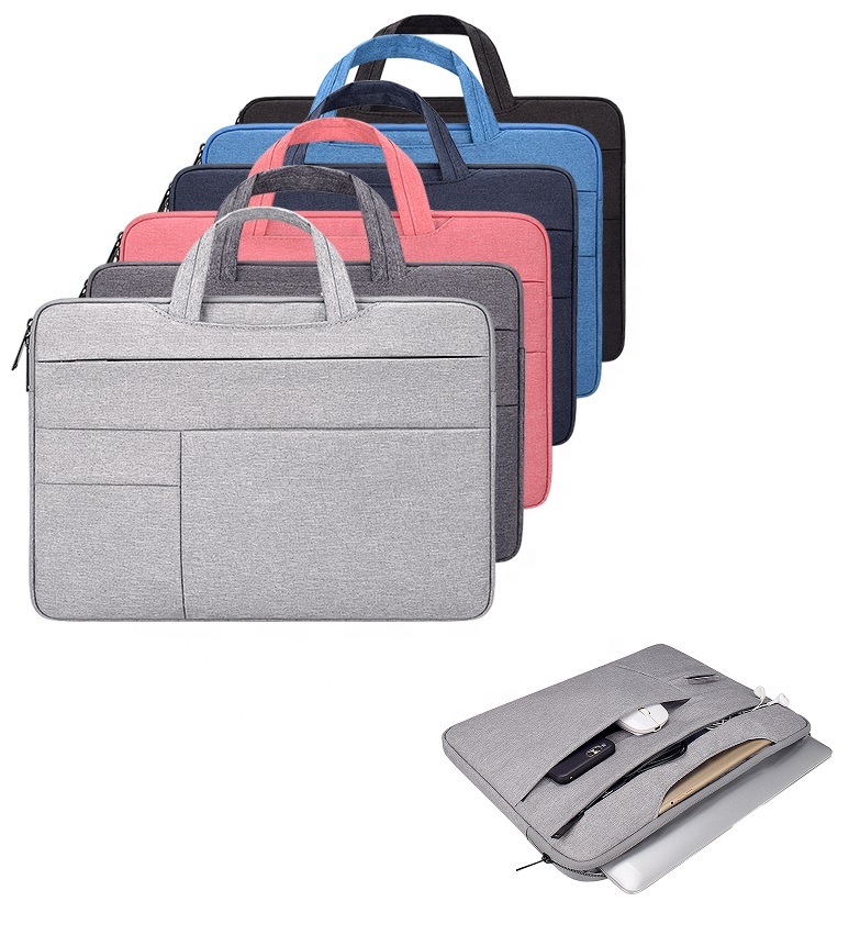 Large Capacity Multifunction Notebook Computer Pouch Carrying Bag Handheld Laptop Bags