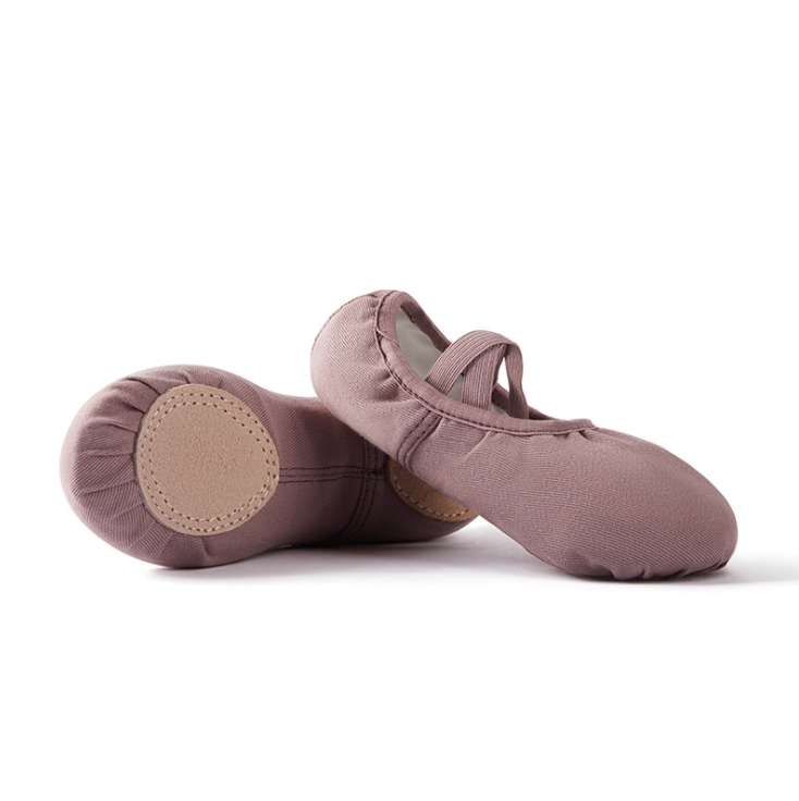Hot Selling Wholesale Girls Toddlers Kids Full Sole Dancing Shoes Leather Ballet Slippers Dance Shoes