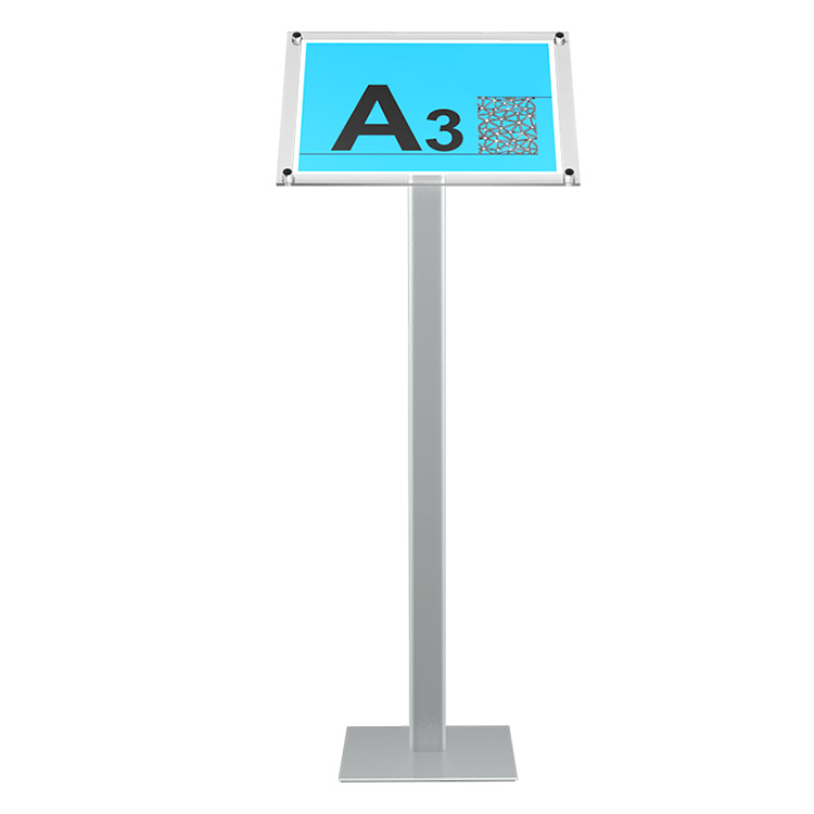 High Quality Acrylic Sign Display Stand with Metal Holder