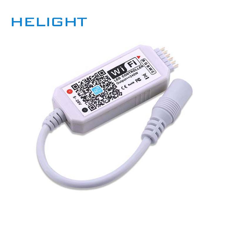 Экшн-камера с Wi-Fi контроллер Magic Home Wi-Fi rgbwc светодиодный контроллер DC5-28V APP Contro Home Голосовое управление для цветных (RGB) светодиодных лент