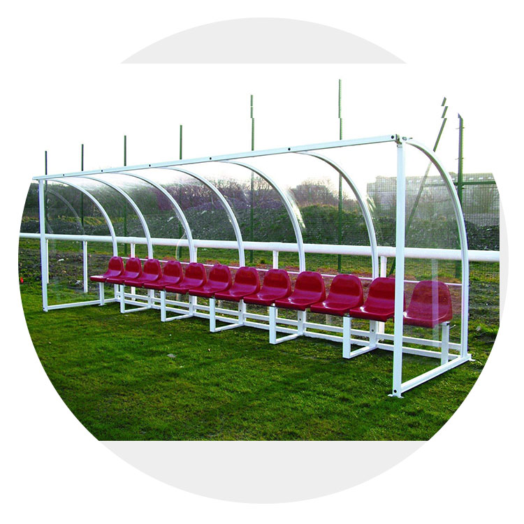 12 мест портативный футбол dugouts игрок укрытия для австралийского рынка