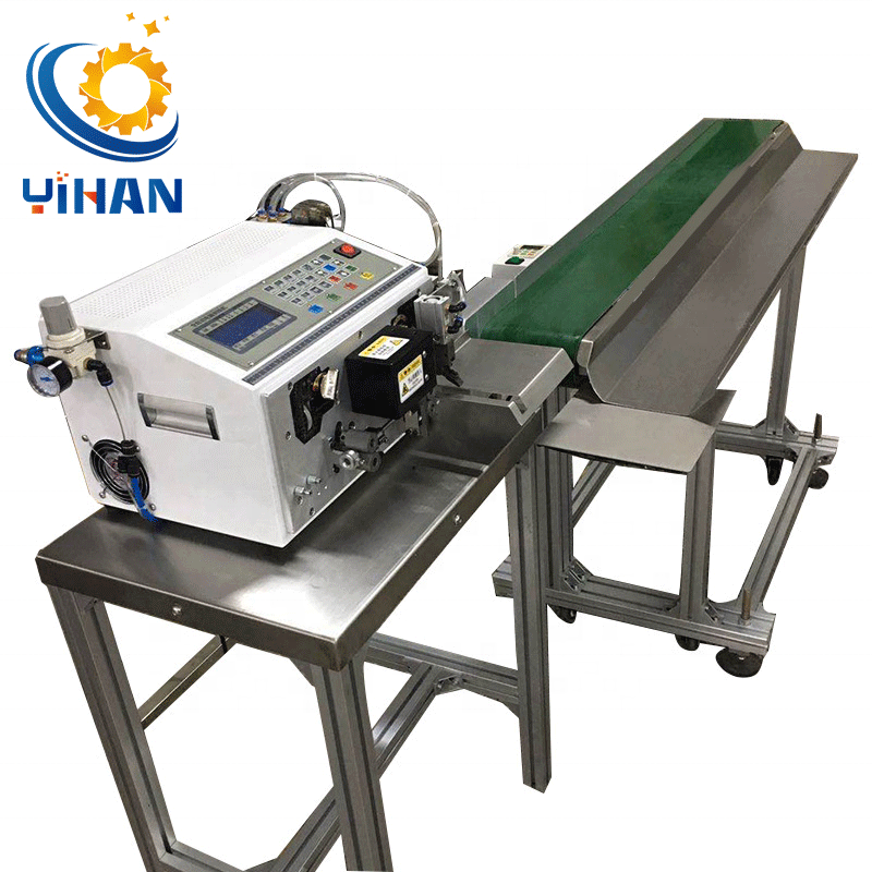 Widely used Automatic wire cutting stripping terminal crimping machine wiring conveyor belt