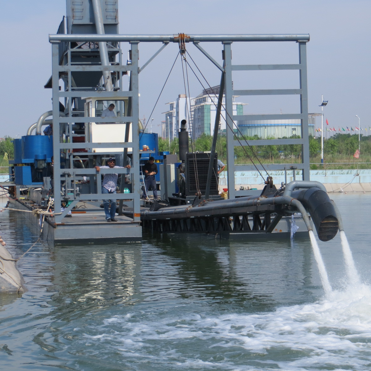 China sand jet suction dredger 3500m3/h dredging machine for river/sea/lake dredging with guarantee quality
