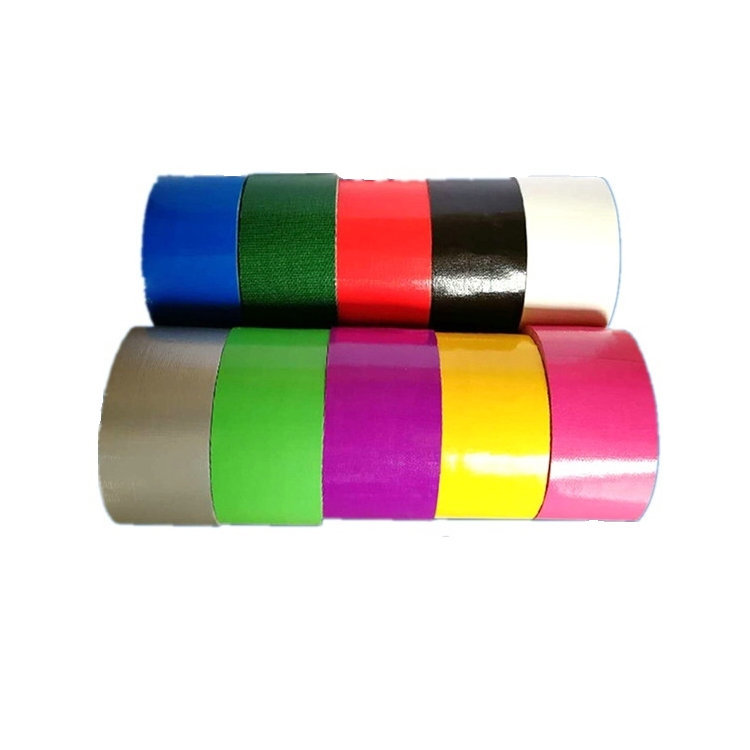 Factory Price Colored Waterproof Base Adhesive Tape For Sealing Pipes Hockey Sock Tape Cloth Duct Tape