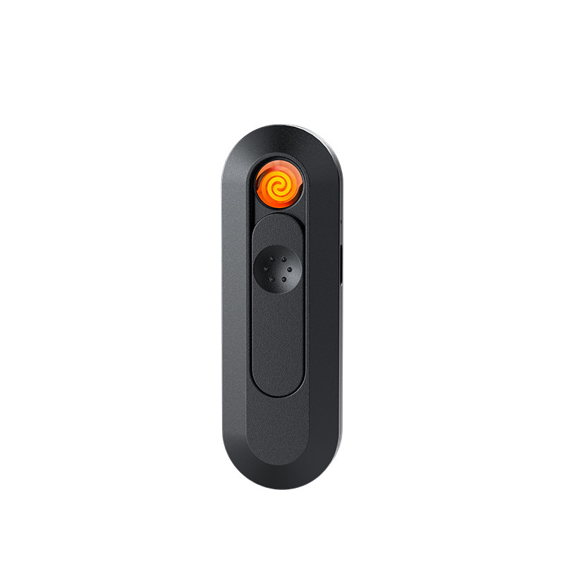Trending Mini Portable Type-c USB Charging Cigarette Lighter Electronic Windproof Rechargeable Lighter Smoking Accessories 10pcs
