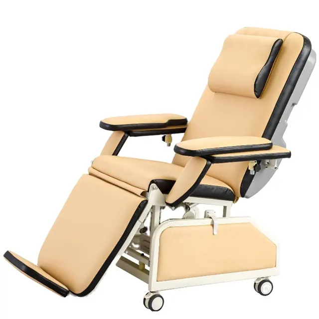 EU-MC603 Electric dialysis chemotherapy blood bank donation collection chair price