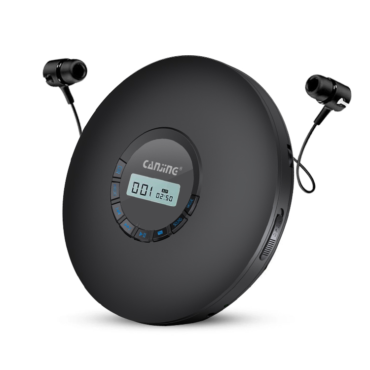 Портативный CD-плеер Walkman наушники Mp3 плеер для автомобиля для детей ЖК-дисплей черный или белый перезаряжаемый аккумулятор: OEM или Canjing