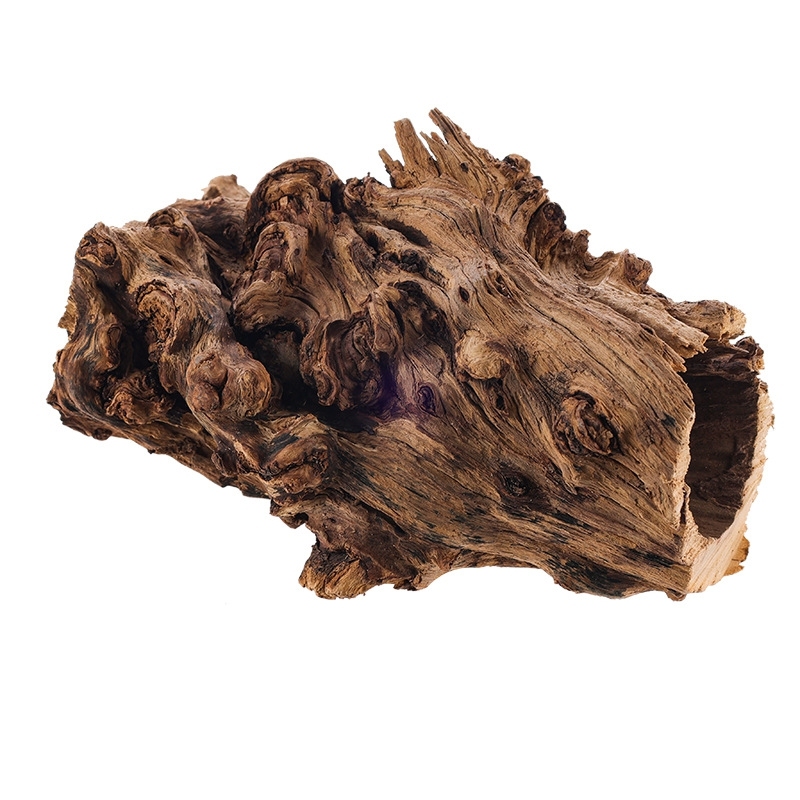 Round Dead Wood Landscape Decoration Unique Natural Hollow Tree Hole Formation Climb the Dead Wood Inhabited by Pets